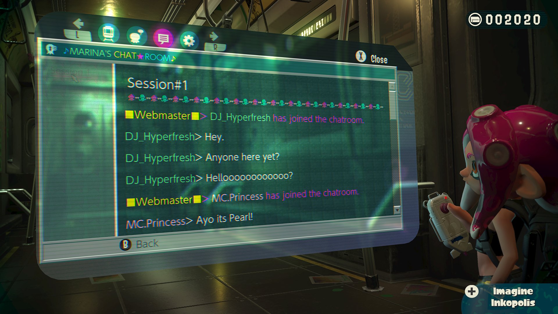 Marina S Chat Room Splatoon Wiki Fandom
