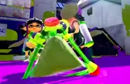 The Bomb Rush is the Splash-o-matic's special weapon in Splatoon 2