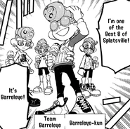 Barreleye with the rest of his team