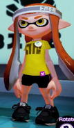 Inkling Wearing Black Trainers