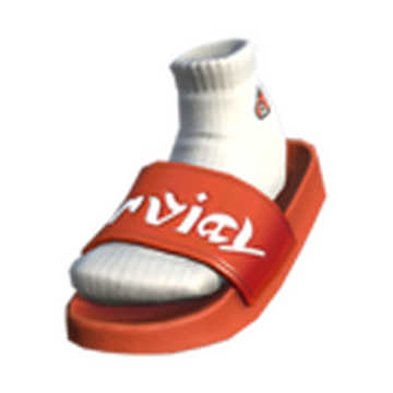 Red fish sandals best sale
