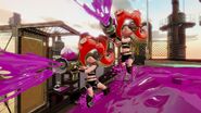 Octolings firing their Ink Guns.