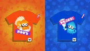 Boke vs Tsukkomi Splatfest tees