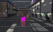 One part of the shooting range from Splatoon 2