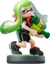 Nintendo Amiibo Splatoon 2 Collection Séries Néon Vert Inkling Boy