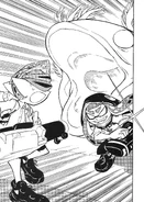 Tri-Sun being attacked by Marunomi