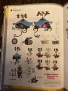 The Octo Shower’s concept art, as seen in ”The Art of Splatoon 2”.