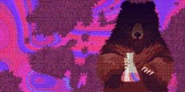 Orso #03 () mentre sperimenta con la .