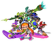 Multiple Inklings of many different colors.