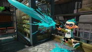 Inkling shooting the splash-o-matic