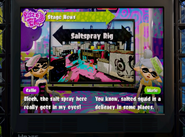 Callie and Marie announcing Saltspray Rig as one of the Turf War stages.