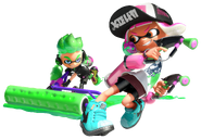 Two Inklings in combat