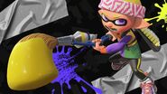 An Inkling holding an Inkbrush