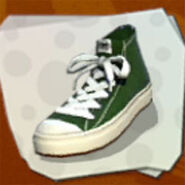 Shoes Dark Green Hi-Tops