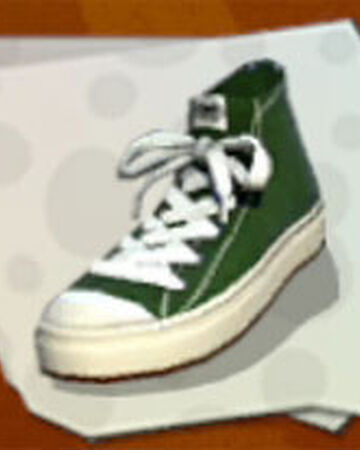 dark green high tops