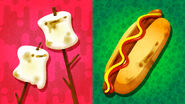 The third American Splatfest, Marshmallows versus Hot Dogs.