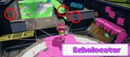 Ein Inkling macht vom Echolokator gebrauch.
