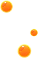 Drei gewöhnliche Fischeier.