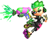 Green inkling boy