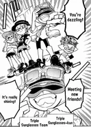 Tri-Sun with the rest of his team