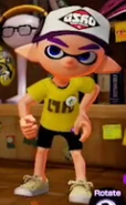 An Inkling wearing the Zekko Mesh.