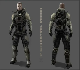 Сокол в спецкостюме "Ворона" "Фантом". Концепт — арт.