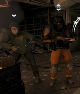 A heavy Engineer and a regular Engineer in the abandoned mill.