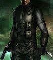 Fisher wearing the "Upper Echelon Suit" (Mk V Tac Suit) in a pre-order image.