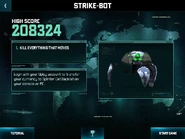 Strike-Bot menu