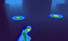 Sam Fisher uses his  mode in his  to detect land mines in the environment.