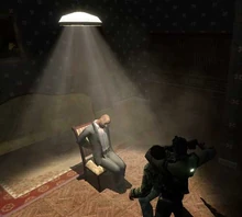 Fisher rescues Douglas Shetland from the interrogation from the Darah Dan Doa member.