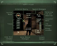 SHADOWNET HUD elements (from "Tips" section in Chaos Theory")