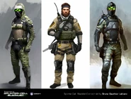 Spies and Merc concept art