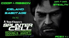 Splinter Cell Double Agent Coop PS2 PCSX2 HD Прохождение – Миссия 1 Исландия – Саботаж (4 4)