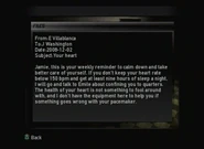 Your heart.png (90 KB) An email from Enrica to Jamie reminding him of his heart condition and pacemaker.