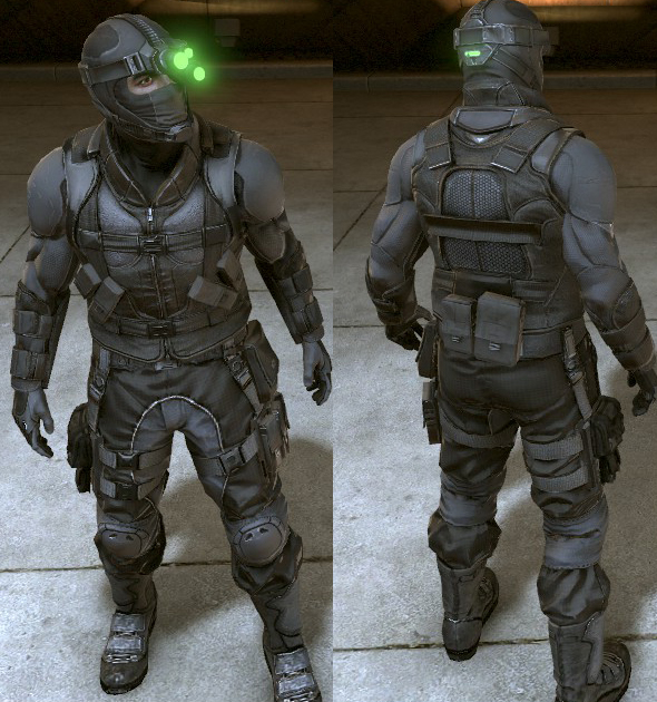 This suit saw extensive use by Splinter Cell agents... 