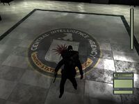 Sam within CIA Headquarters.