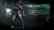 Sam Fisher's Blacklist bio