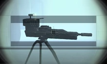 The XM312 series Automated Turrets, encountered by Sam Fisher during the East Asian Crisis.