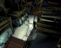 Shadownet spy hiding from Mercenary.