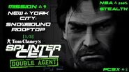 Splinter Cell Double Agent PS2 PCSX2 HD NSA – Миссия 9 Нью-Йорк – Заснеженная крыша (1 3)