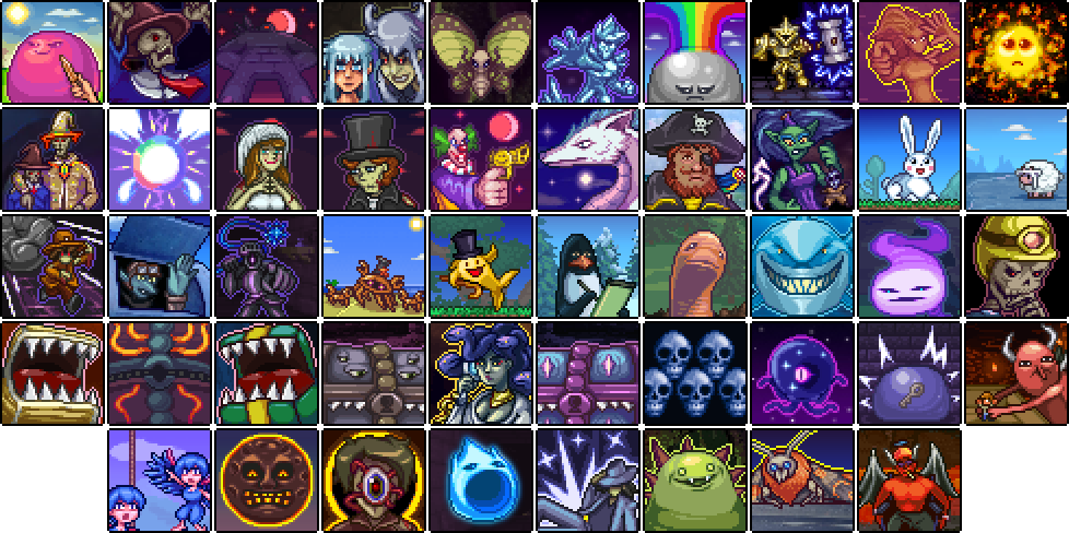 Every terraria boss stitched together by CreativeCaleb on DeviantArt