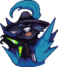 hugekraken on X: Menace from split mod this was a fun quick little  portrait to do. #pixelart #Terraria #aseprite  / X