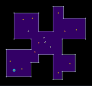 An shooter game map