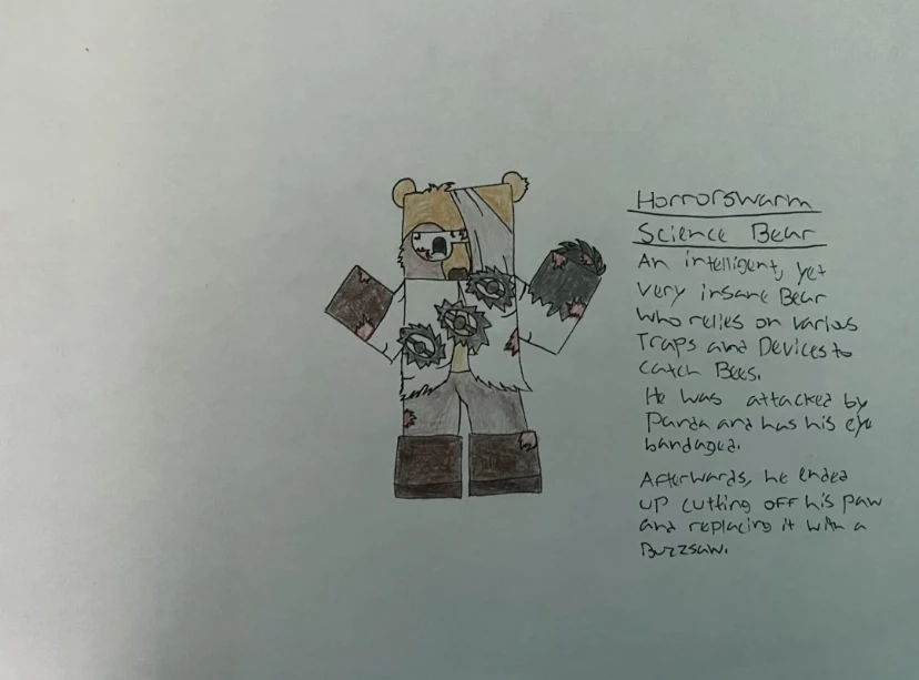 Horrorswarm!Science Bear | Bee Swarm Simulator Fanon Wiki | Fandom