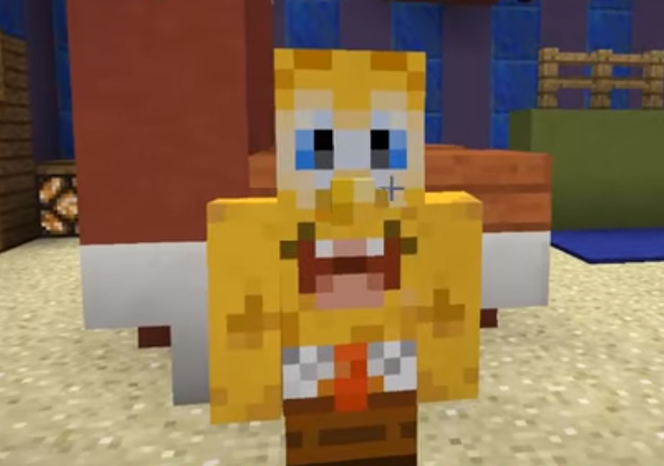 spongebob minecraft pineapple