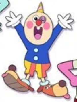 Clown Student model pose