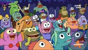 Flying Dutchman cheering.