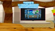 PhaZon as a newscaster in A Lost Luigi.