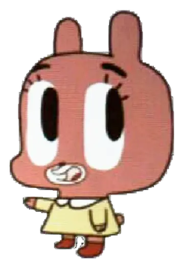 Figurina Di Anais, Personaggio Di Gumball, In Plastica Rigida, Altezza 6 Cm, Dipinta A Mano, Senza PVC, Giocattolo Da Collezione - 4
